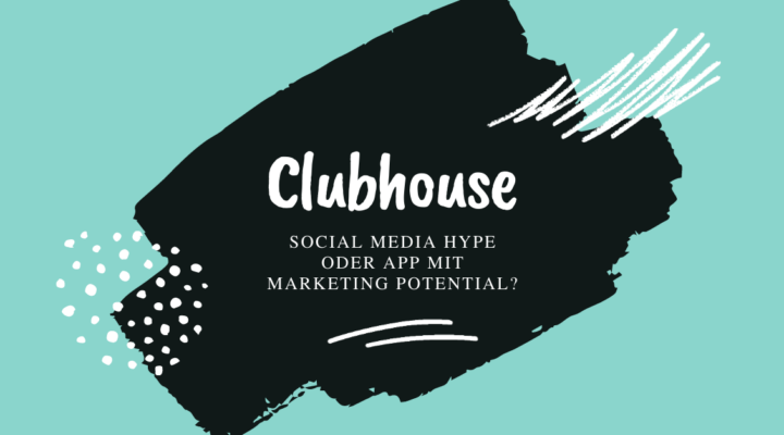 Clubhouse, Social media Hype oder App mit marketing potential?, blau, schwarz, weir