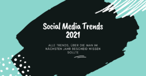 Social Media Trends 2021, Alle Trends, über die man im nächsten Jahr Bescheid wissen sollte, schwarz, blau, weiß